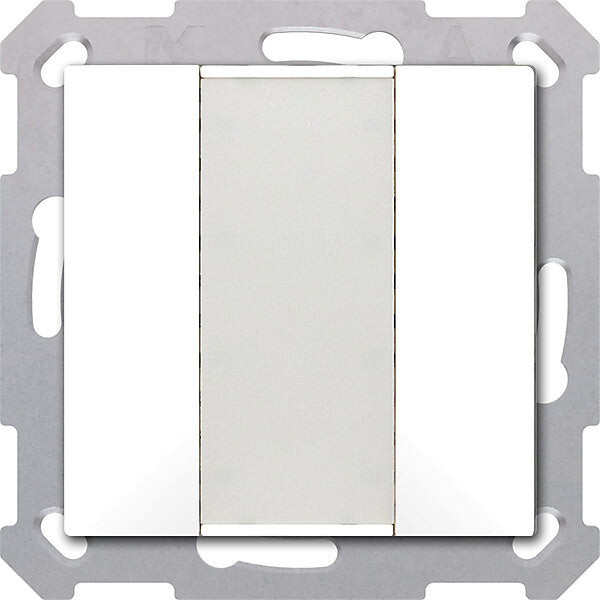 MDT technologies Taster 55 2-fach, Reinweiß glänzend BE-TA5502.G2